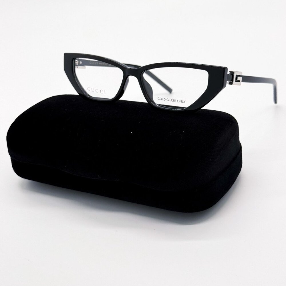 NEW GUCCI GG1683O 001 EYEGLASSES WOMEN BLACK EYEWEAR